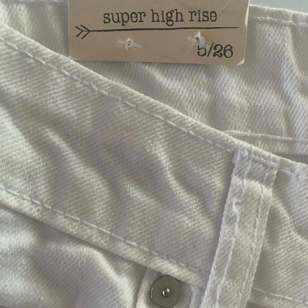 Banjara White High Rise Distressed Ankle Jeans 5/6 - Picture 7 of 8